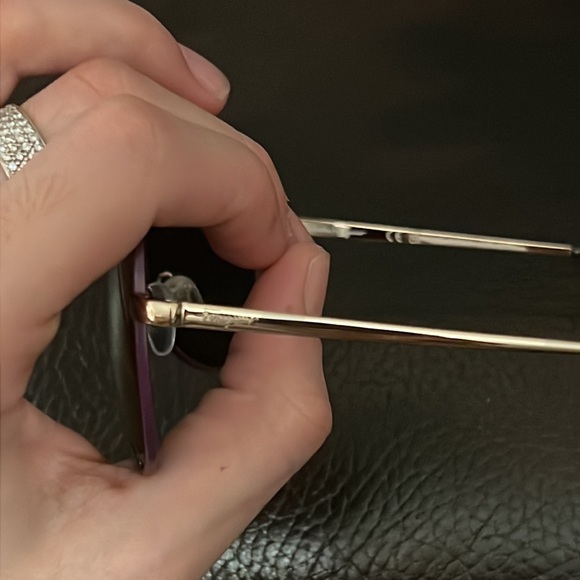 Salvatore Ferragamo logo monogram 60mm mirrored aviator sunglasses NEW - Picture 4 of 9